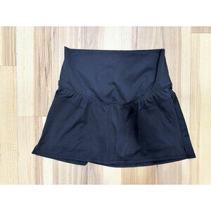 Old Navy Active Powersoft Extra High-Rise Go-Dry Black Skort XS